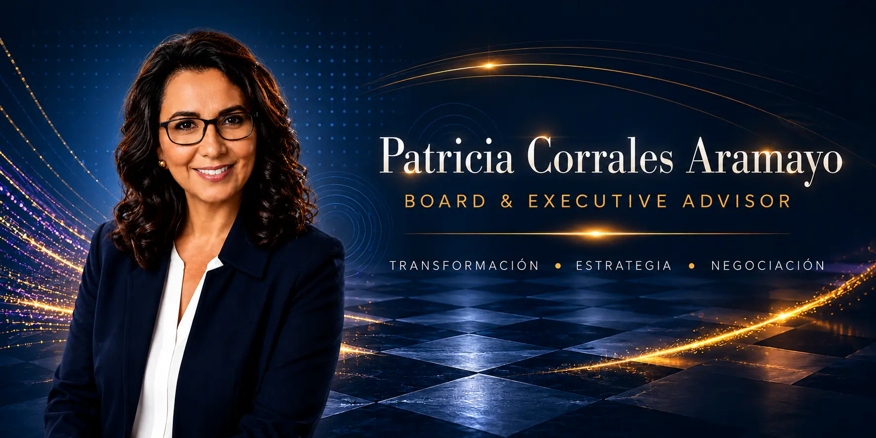 Patricia Corrales Aramayo. Board & Executive Advisor. Transformación, estrategia y negociación.